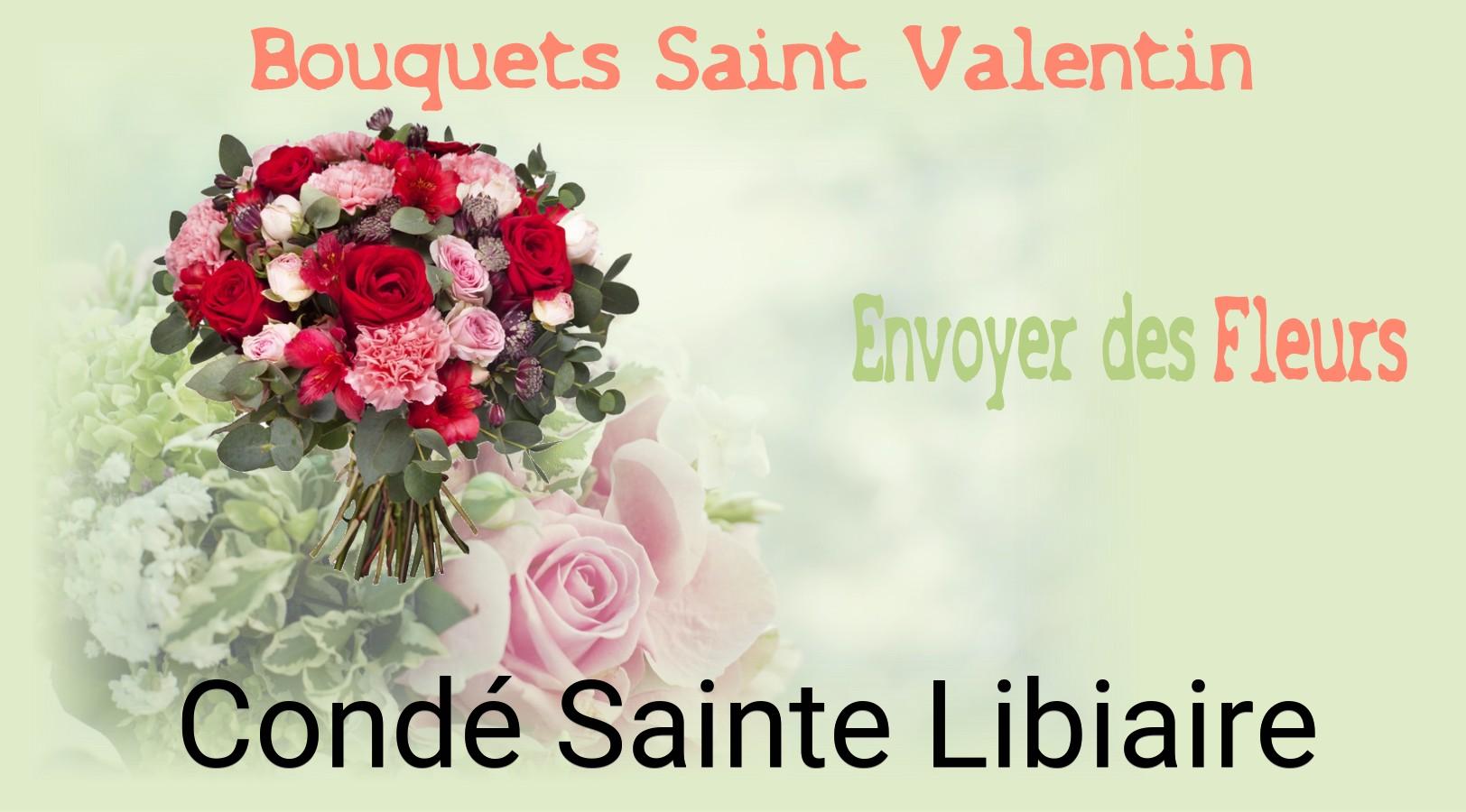 Roses de Saint-Valentin livrées à Condé-Sainte-Libiaire